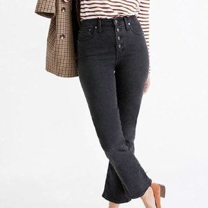 Madewell Cali Demi-Boot Jeans in Dark Gray